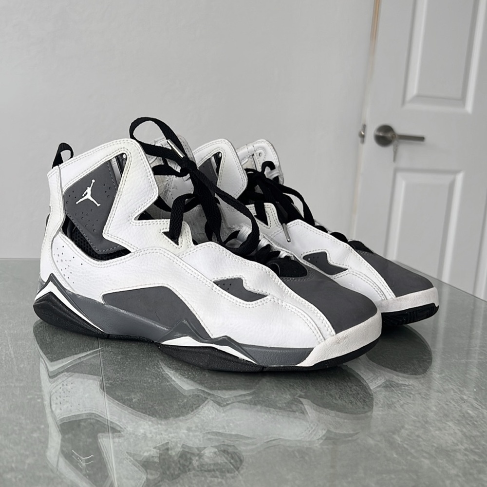 Air Jordan True Flight Gray and White